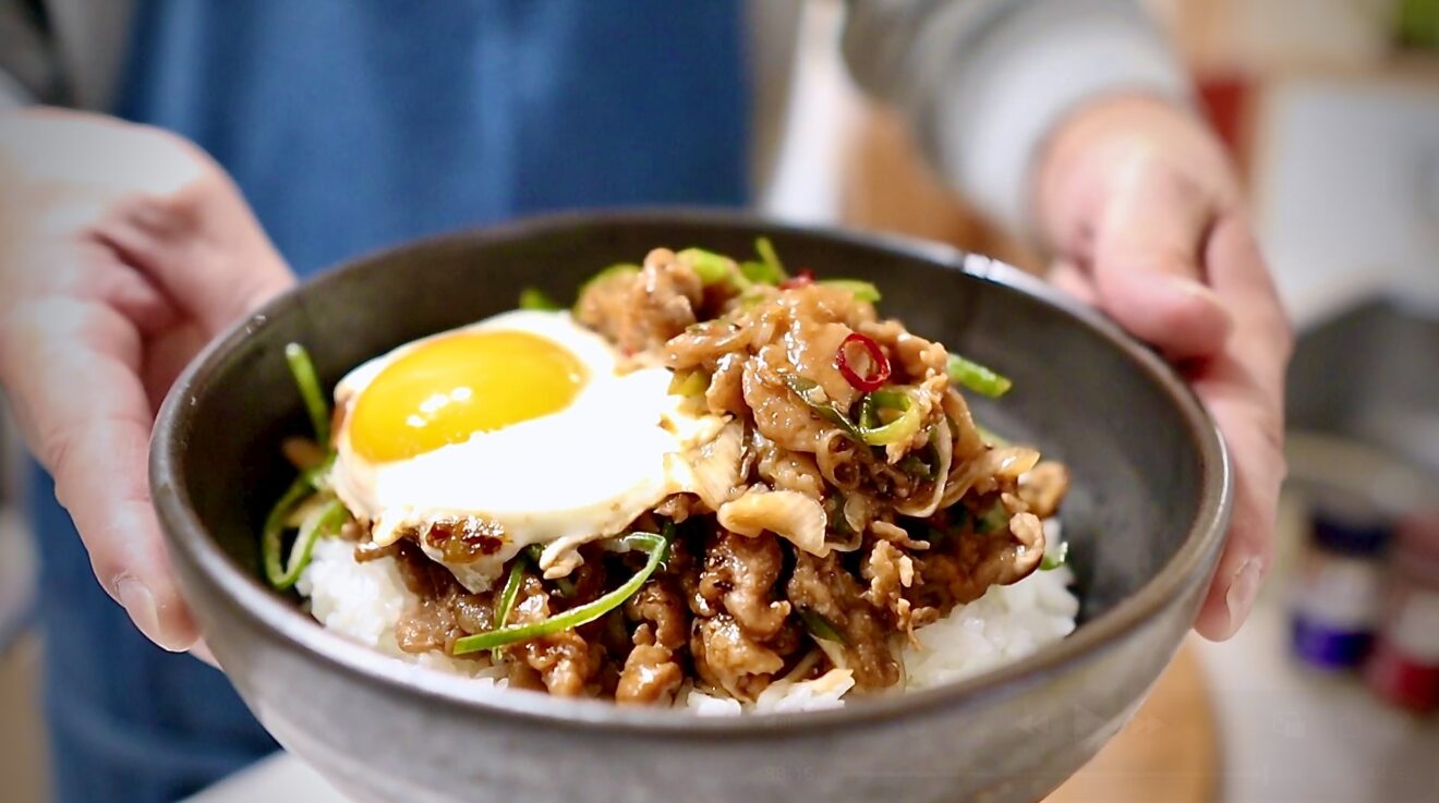豚こま/スタミナ丼の作り方！味付けはタレで決まる