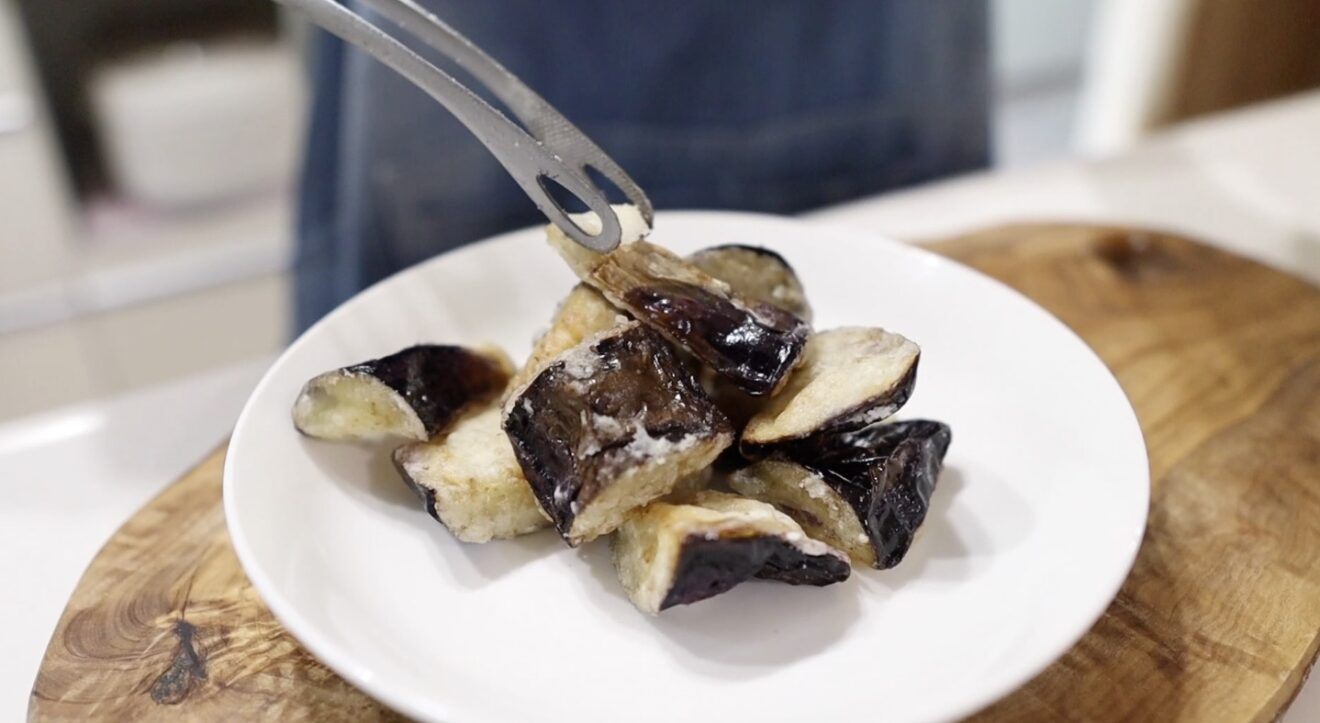 なすの肉味噌炒め 完成