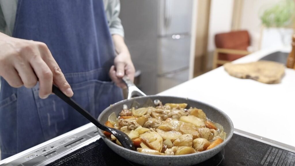 肉じゃが 味をみて火を止める